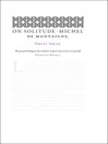 On Solitude (eBook)